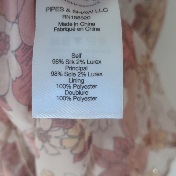 Veronica Beard Floral Cybil Melon Dress 4 - Picture 12 of 14